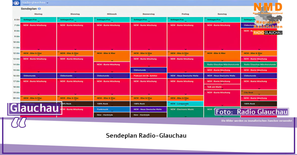 Radio- Glauchau Sendeplan